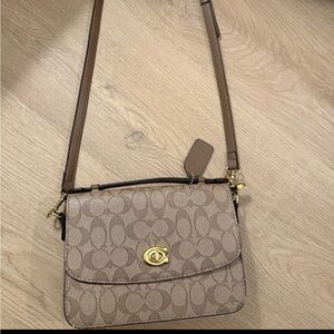 Coach Brown Signature Shoulder Bag